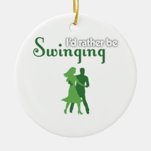 Ich würde vielmehr schwingen keramik ornament