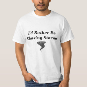 Ich würde vielmehr Stürme - grundlegenden T - T-Shirt