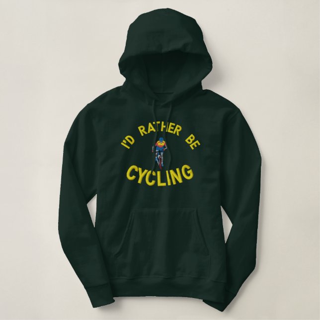 Ich würde vielmehr Sweatshirt radfahren (Design vorne)
