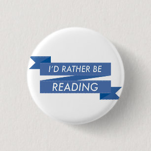 Ich würde vielmehr tiefe blaue Fahne lesen Button