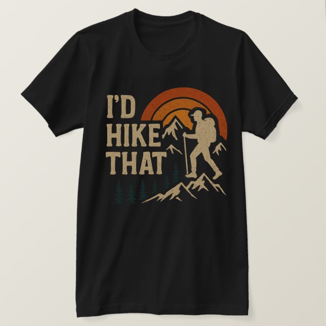 Ich würde wandern  T-Shirt (Design vorne)