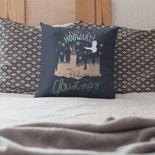 Ich würde Weihnachten lieber in Hogwarts bleiben Kissen