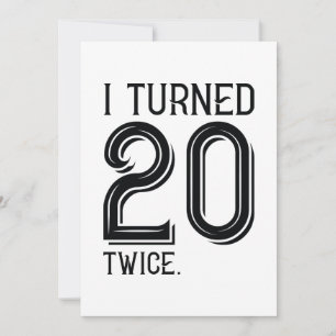 Ich wurde zweimal 20 dankeskarte