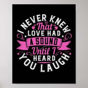 Ich wusste nie, dass die Liebe einen Ton hatte, bi Poster