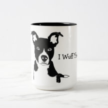Ich wüte dir Puppy-Tasse