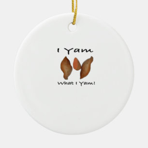 Ich Yam, was ich bin, Yam, was ich Yam, Comic, Nie Keramik Ornament