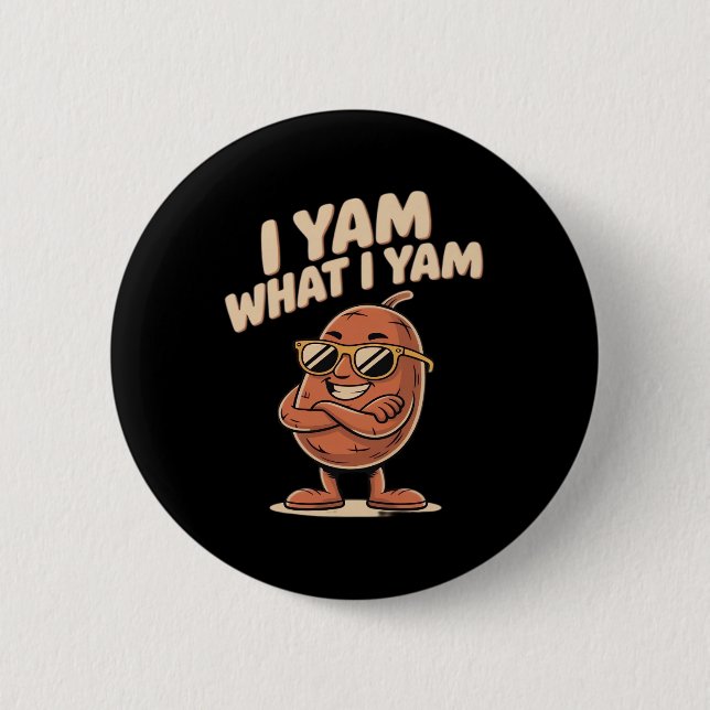 Ich Yam, was ich für ein klassisches Angebot halte Button (Vorderseite)