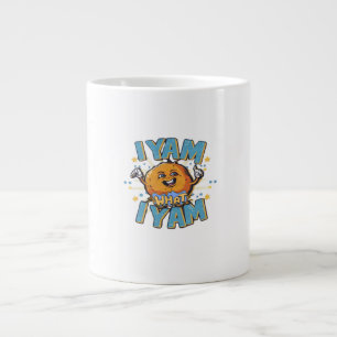 Ich Yam, was ich klassisches Design für Erntedank  Jumbo-Tasse