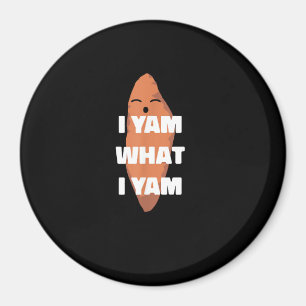 Ich Yam, was ich Yam bin - Tanzen Süßkartoffel als Magnet