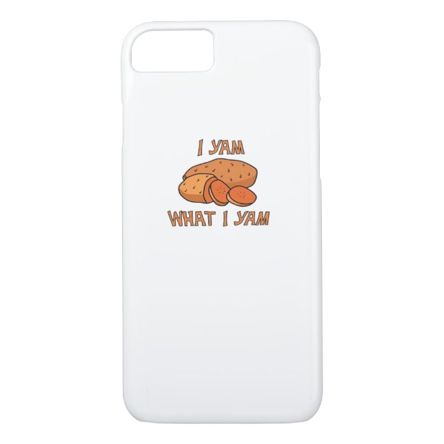 Ich Yam, was ich Yam Classic Funny Basic Case-Mate iPhone Hülle (Rückseite)