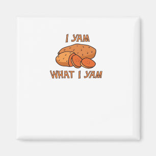 Ich Yam, was ich Yam Classic Funny Basic Magnet