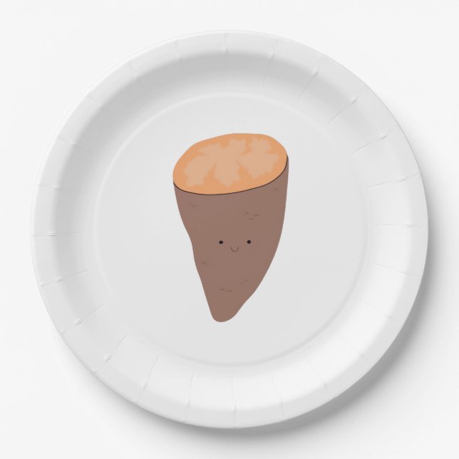 Ich Yam, was ich Yam Classic Trendy Zitat Pappteller (Vorderseite)