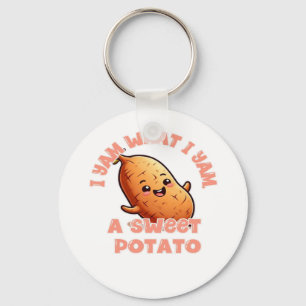 Ich Yam, was ich Yam, ein süßer Kartoffelklassiker Schlüsselanhänger