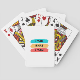 Ich Yam, was ich Yam Funny Classic Spielkarten