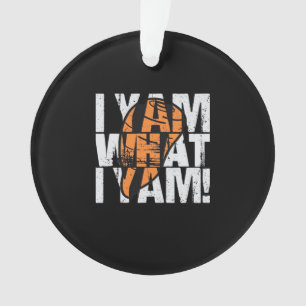 Ich Yam, was ich Yam Funny Zitat Ornament