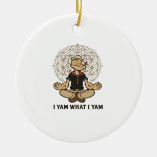 Ich Yam, was ich Yam Meme Zitat Keramik Ornament