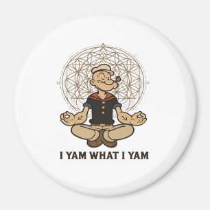 Ich Yam, was ich Yam Meme Zitat Magnet