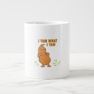 Ich Yam, was ich Yam Trendy Basic Jumbo-Tasse