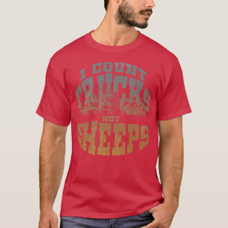 Ich zähle LKW, keine LKWs Lover Trucker Tru T-Shirt