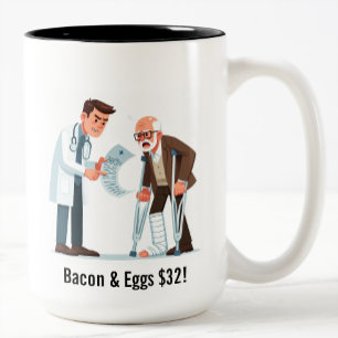 Ich zahle NICHTS dafür! Zweifarbige Tasse