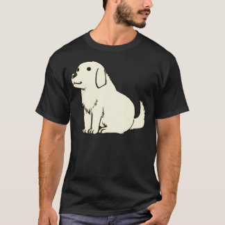 Ich zeichnete Chiyo Chan's White Dog Tadakichi-san T-Shirt