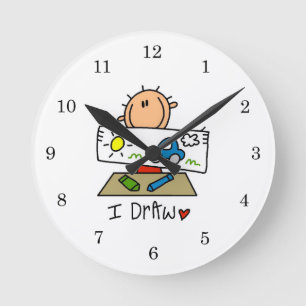 Ich Zeichnete Runde Wanduhr