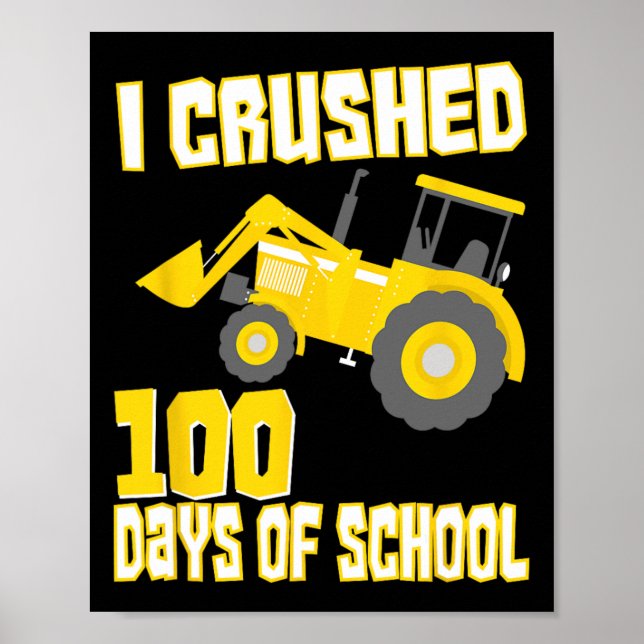 Ich zerbrach 100 Schultage 100 Schultage Poster (Vorne)