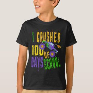Ich zerbrach 100 Schultage - Monster Truck Liebe T-Shirt