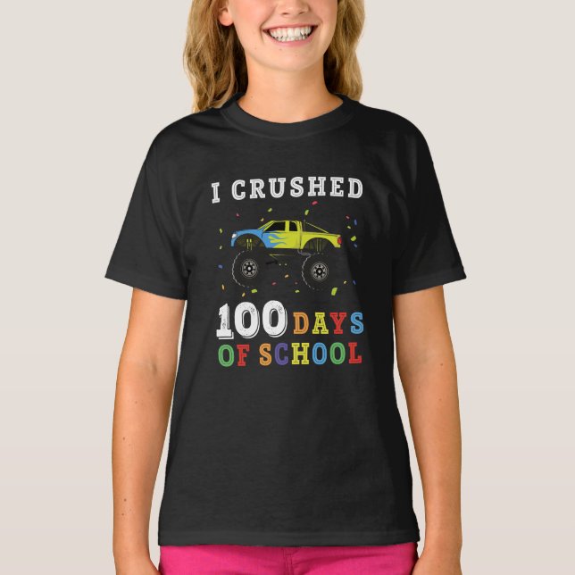 Ich zerbrach 100 Schultage T-Shirt (Vorderseite)