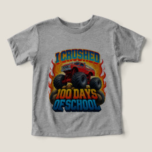 Ich zerbrach 100 Tage Monster-Lkw für Schulkinder