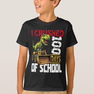 Ich zerbrach 100 Tage Schulbulldozer-Bau T-Shirt