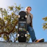 Ich zerbrach 100 Tage Schulmonster-Lkw-Jungen Skateboard<br><div class="desc">100 Tage Monster Truck Schulmonster 100. Schultag</div>
