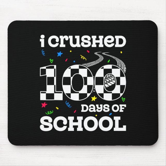 Ich zerbrach 100 Tage Schulrennen Mousepad (Vorne)