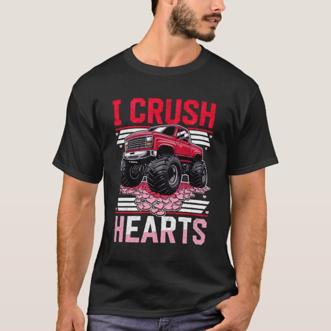 Ich zerreiße Herzens Valentinins Geschenkmonster-L T-Shirt (Vorderseite)