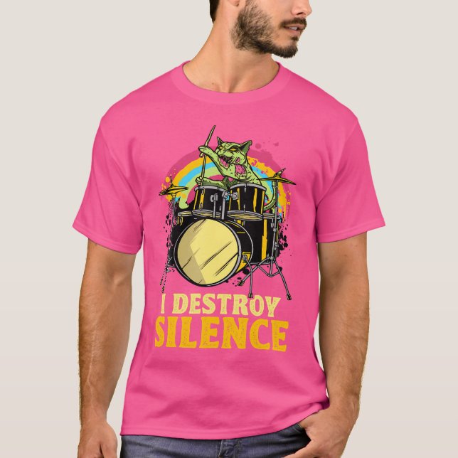 Ich zerstöre das Trommlertrommel T-Shirt (Vorderseite)
