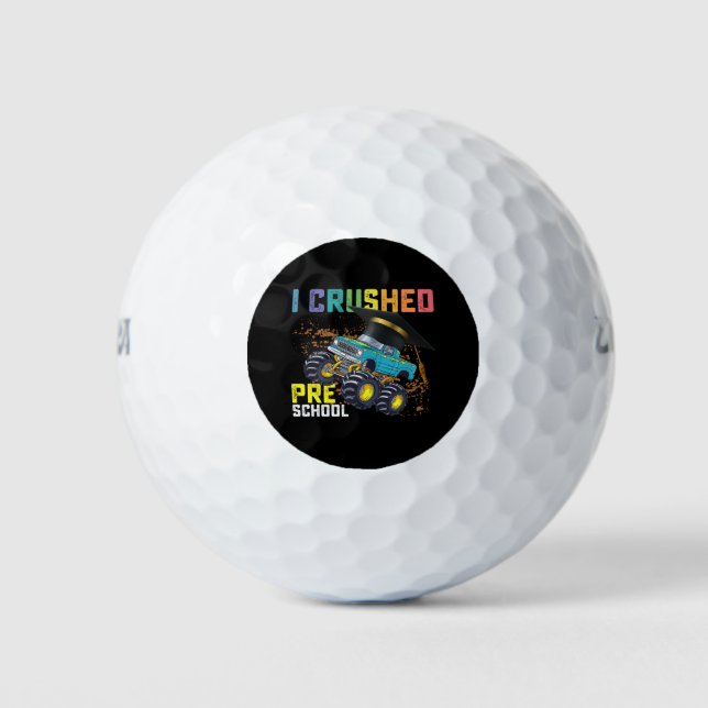 Ich zerstörte den Monster-Abschluss der Vorschule Golfball (Vorderseite)