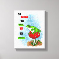 Ich ziehe einem Prinzen einen Frosch vor | Froschw