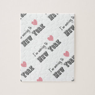 Ich ziehe nach New York Diagonal