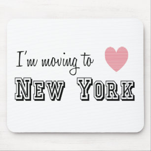 Ich ziehe nach New York Mousepad