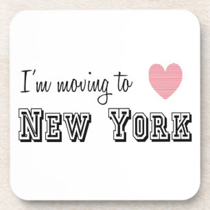 Ich ziehe nach New York Untersetzer