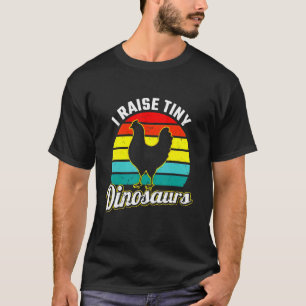 Ich ziehe winzige Dinosaurier Frauen Mädchen Huhn T-Shirt