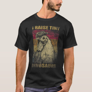 Ich ziehe winzige Dinosaurier groß Vintage Retro 7 T-Shirt
