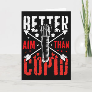 Ich ziele besser als Cupid auf der Jagd nach dem V Karte