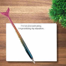 Ich zögere nicht, lustig, witzig, Custom Post-it Klebezettel