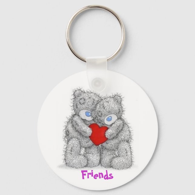 Ich zu Ihnen 2-teilige beste Freunde Keyrings Schlüsselanhänger (Vorderseite)