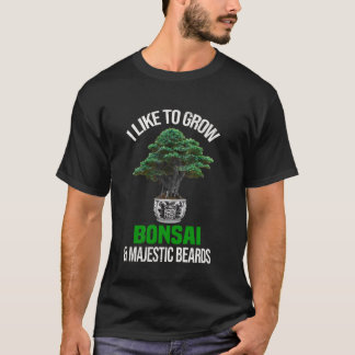 Ich züchte gerne Bonsai Tree Majestic Beards Bonsa T-Shirt