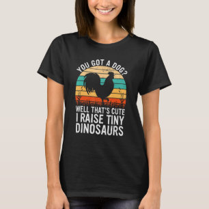 Ich züchte Tiny Dinosaurier Hühnerfleisch Vintagen T-Shirt