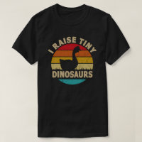Ich züchte Tiny Dinosaurier Vintag Retro Gänse