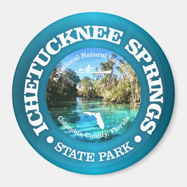 Ichetucknee Springs SP Magnet (Vorne)