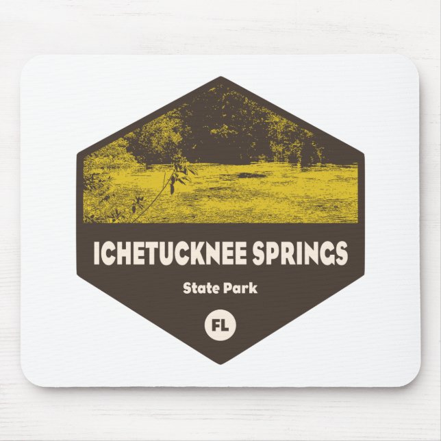 Ichetucknee Springs Staaten Park Florida Mousepad (Vorne)